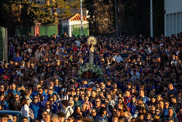 La Virgen del Milagro concluye sus fiestas con una multitudinaria romer铆a