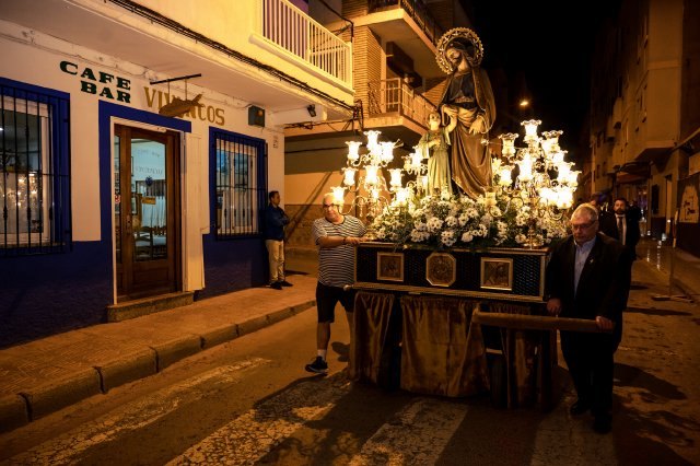 La imagen de San José vuelve a las calles de Puerto de Mazarrón