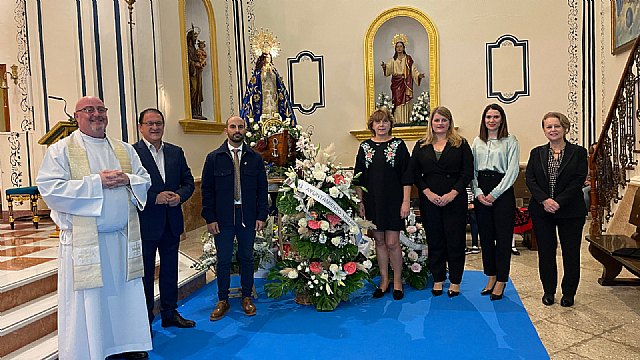 Mazarrón rinde homenaje a la Purísima con la tradicional ofrenda de flores y posterior procesión