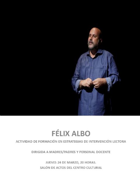 Conferencia de Félix Albo para fomentar la lectura entre los más pequeños