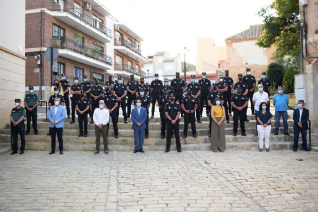 La Policía Local de Mazarrón celebra su patrón con una misa y un acto de entrega de distinciones
