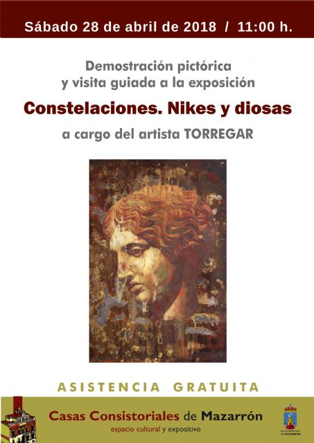 Torregar ofrece una visita guiada a su exposición de Casas Consistoriales