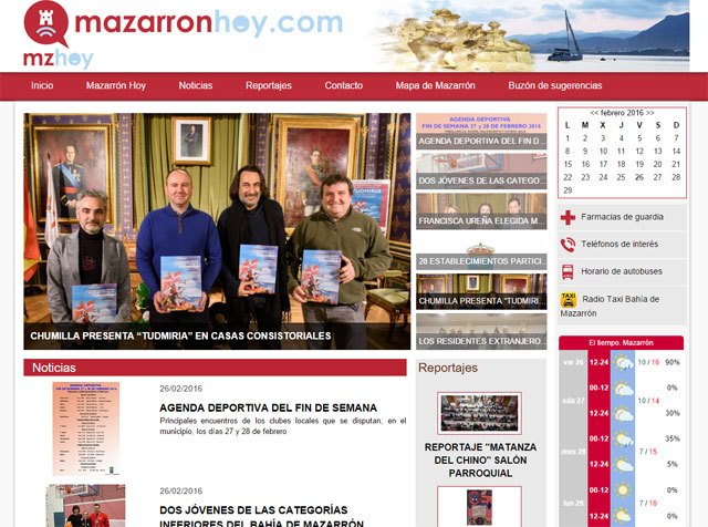 Nace 'Mazarrón Hoy', un nuevo portal para estar al día de la actualizad mazarronera