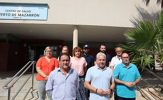 La corporación municipal se une para pedir que no se cierre el servicio de urgencias 24h en el Centro de Salud de Puerto de Mazarrón