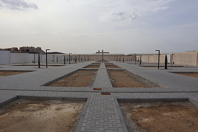 Inauguración de la ampliación del cementerio municipal de Puerto de Mazarrón