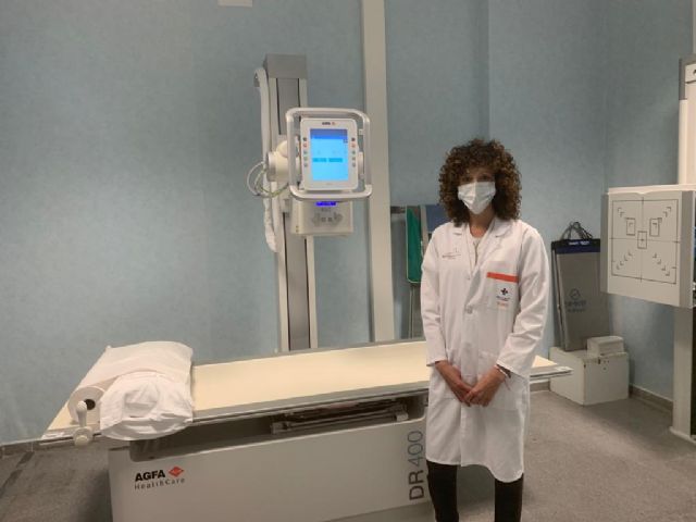 La nueva máquina de rayos-X comienza desde hoy a prestar servicio en el Centro de Salud de Mazarrón