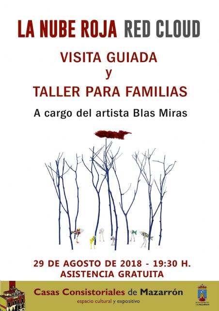 Visita guiada y taller para familias de Blas Miras en Casas Consistoriales