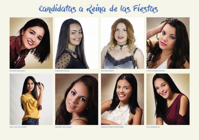 Candidatas a Reina de las Fiestas Patronales 2017