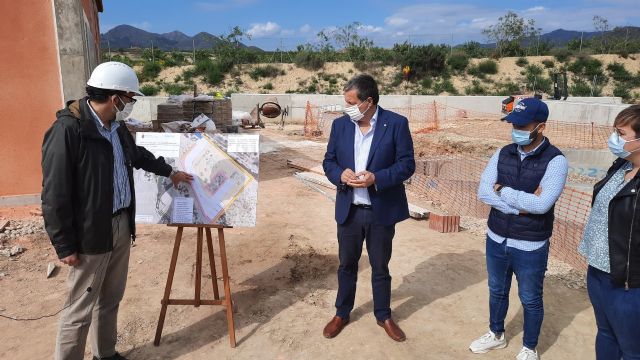La Comunidad avanza en la construcción de la depuradora de aguas residuales de La Majada en Mazarrón