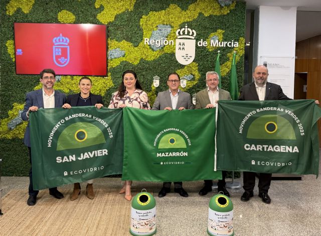 Mazarrón logra la Bandera Verde de Ecovidrio, convirtiéndose en el municipio costero más comprometido con la sostenibilidad de Murcia Mazarrón logra la Bandera Verde de Ecovidrio, convirtiéndose en el municipio costero más comprometido con la sostenibilidad de Murcia